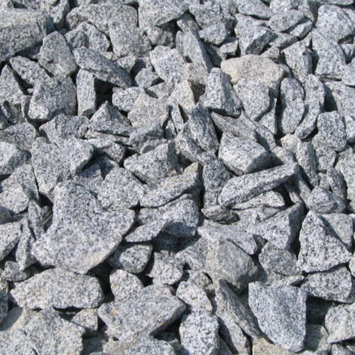 Granit hellgrau Ziersplitt