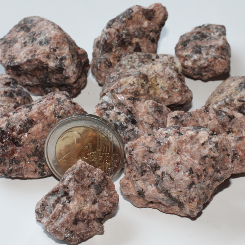 Granit Ziersplitt rot