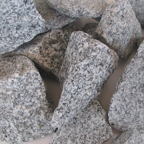 Granit hellgrau Ziersplitt
