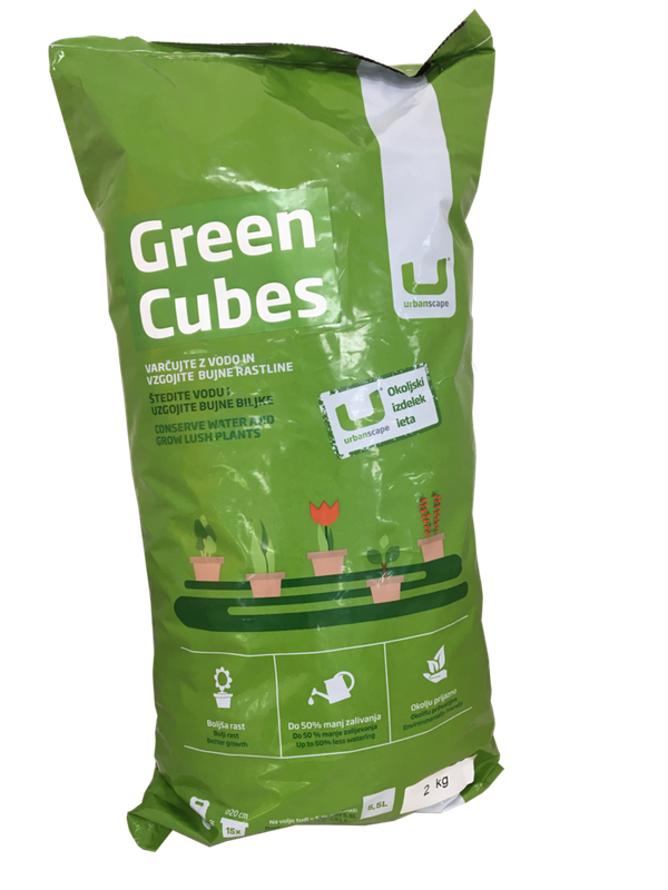 Green Cubes - Wasserspeicherwürfel aus Steinwolle